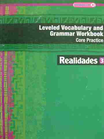 (image for) Realidades 3 Digital Edition Leveled Vocabulary & Grammar Workbook Guided Practice (P)