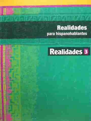 (image for) Realidades 3 Digital Edition Realidades para hispanohablante (P)