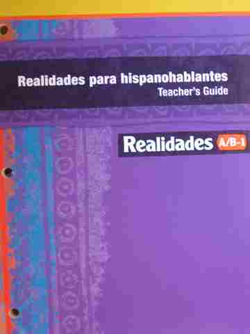 (image for) Realidades A/B-1 Digital Realidades para hispanohablante TG (TE)(P)
