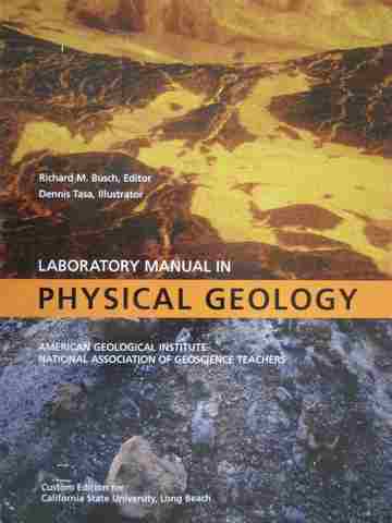 (image for) Laboratory Manual in Physical Geology (Spiral) by Richard M Busch