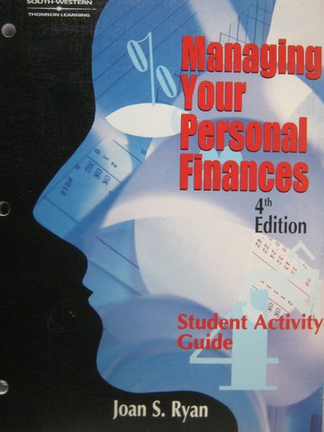 (image for) Managing Your Personal Finances 4e Student Activity Guide (P) by Joan S Ryan