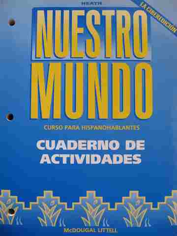 (image for) Nuestro mundo Cuaderno de actividades La Ciberedicion (P)