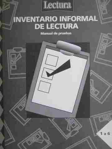 (image for) Lectura 1 a 6 Inventario informal de Lectura TE (TE)(P)