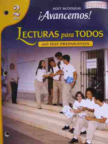 (image for) Avancemos! 2dos Lecturas para Todos with Test Preparation TE (TE)(P)