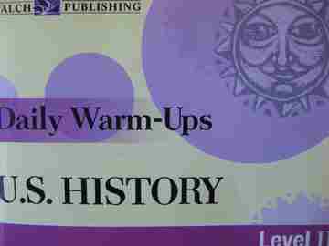 (image for) Daily Warm-Ups US History Level 2 (P)