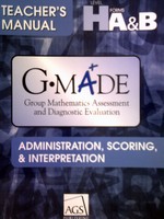 (image for) GMade Level H Forms A&B Teacher's Manual (TE)(Spiral)
