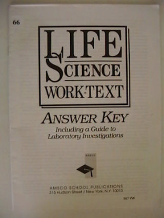 (image for) Life Science Work-Text Answer Key (P)