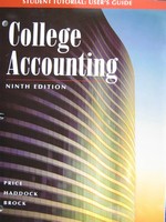 (image for) College Accounting 9e Chapters 1-13 Student Tutorial UG (P)