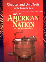 (image for) Holt American Nation Chapter & Unit Tests with Answers (P)