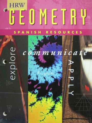 (image for) HRW Geometry Explore Communicate Apply Spanish Resources (P)