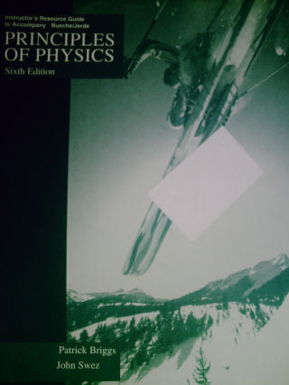 (image for) Principles of Physics 6e Instructor's Resource Guide (TE)(P)