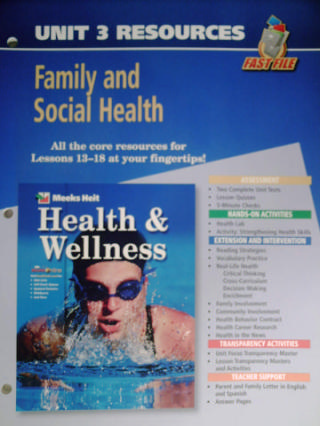 (image for) Health & Wellness Unit 3 Resources Family & Social Health (P)