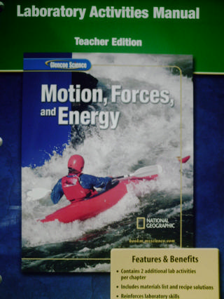 (image for) Motion Forces & Energy Laboratory Activities Manual (TE)(P)