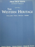 (image for) Western Heritage Volume 2 Since 1648 8e Practice Tests (P)