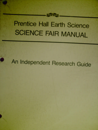 (image for) Earth Science Science Fair Manual (P) by Peggy S Carnahan