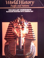 (image for) World History People & Nations Vocabulary Worksheets (P)