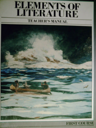 (image for) Elements of Literature 1st Course TM (TE)(Spiral) by Beckert,