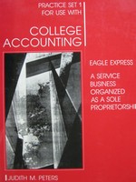 (image for) College Accounting Practice Set 1 (P) by Peters & Peters