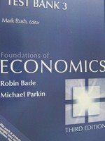 (image for) Foundations of Economics 3rd Edition Test Bank 3 (P) by Rush