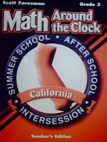 (image for) Math Around the Clock 3 California TE (CA)(TE)(P)
