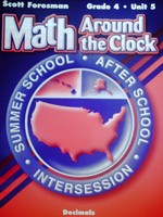 (image for) Math Around the Clock 4-5 Decimals (P)