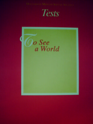 (image for) To See a World 6/7 Tests (P)