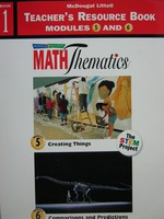 (image for) Middle Grades Math Thematics 1 TRB Modules 5 & 6 (TE)(Spiral)