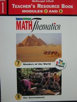 (image for) Middle Grades Math Thematics 1 TRB Modules 7 & 8(TE)(Spiral)
