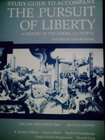 (image for) Pursuit of Liberty 2nd Edition Volume 2 Study Guide (P) by Shorr