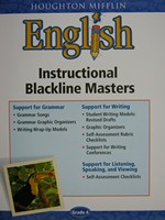 (image for) HM English 4 Instructional Blackline Masters (TE)(P)