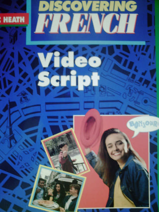 (image for) Discovering French Bleu Video Script (P) by Valette & Valette