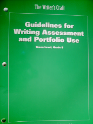 (image for) Wirter's Craft 8 Green Level Guidelines for Writing (P)