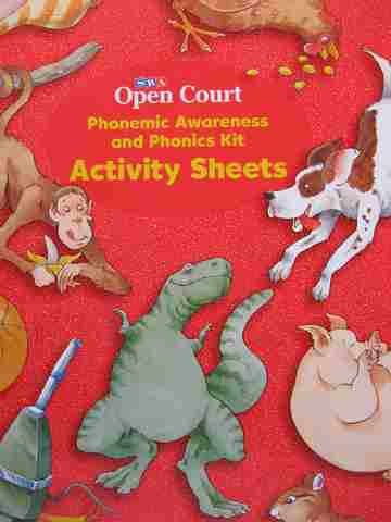 (image for) SRA Open Court K Phonemic Awareness Activity Sheets (P) by Marilyn Jager Adams, etc.