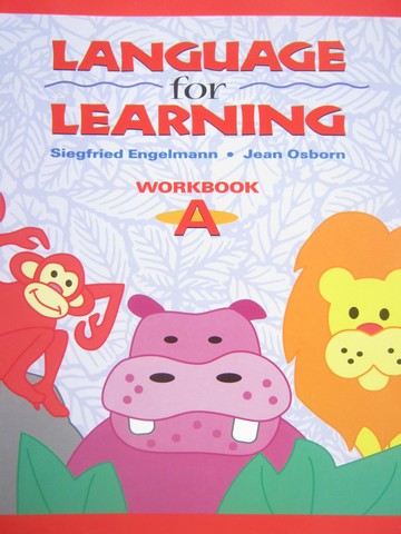 (image for) Language for Learning Workbook A (P) by Siegfried Engelmann & Jean Osborn