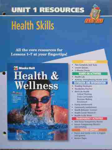(image for) Health & Wellness Unit 1 Resources Health Skills (P)