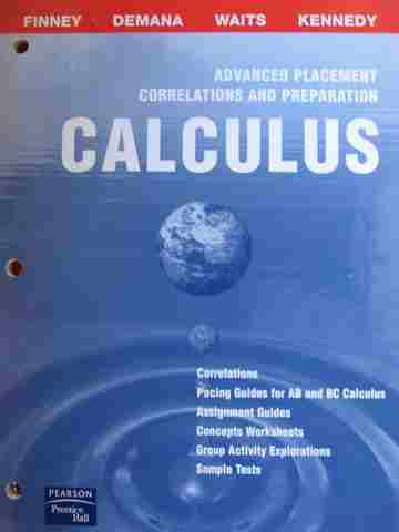 (image for) Calculus Graphical Numerical Algebraic AP Correlations & Preparation (P)