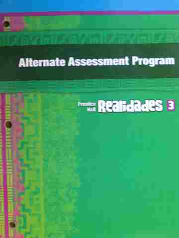 (image for) Realidades 3 Alternate Assessment Program (P)