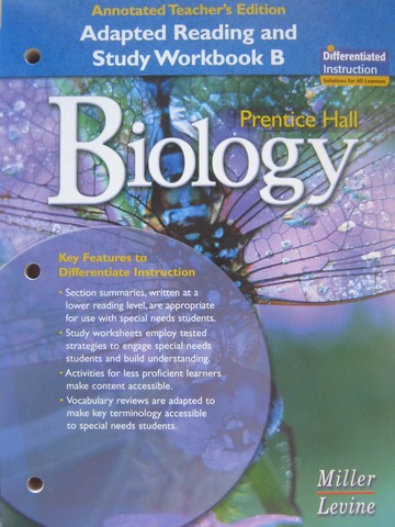 (image for) Biology Adapted Reading & Study Workbook B ATE (TE)(P)
