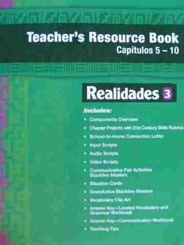 (image for) Realidades 3 Digital Edition Teacher's Resource Book Capitulos 5-10 (P)