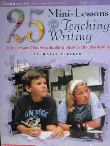 (image for) 25 Mini-Lessons for Teaching Writing Grades 3-6 (P) by Adele Fiderer