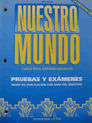 (image for) Nuestro mundo Pruebas y examenes La Ciberedicion (TE)(P)