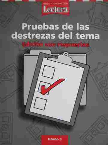 (image for) Lectura 3 Pruebas de las destrezas del tema (P)