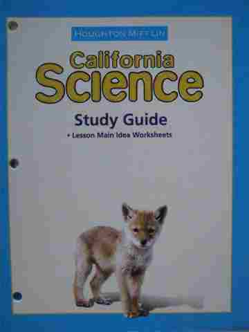 (image for) California Science K Study Guide with Answers (CA)(P)
