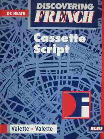 (image for) Discovering French Bleu Cassette Script (P) by Valette & Valette