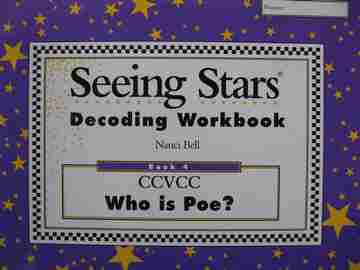 (image for) Seeing Stars Decoding Workbook 4 CCVCC (P) by Nanci Bell