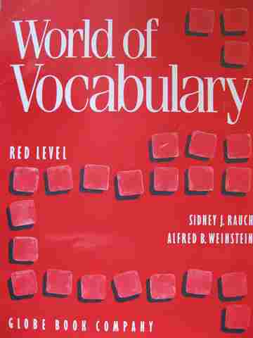 (image for) World of Vocabulary Red Level 3e (P) by Rauch & Weinstein