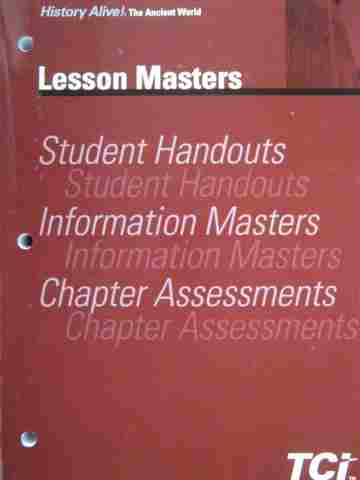 (image for) History Alive! The Ancient World Lesson Masters (P) by Bert Bower