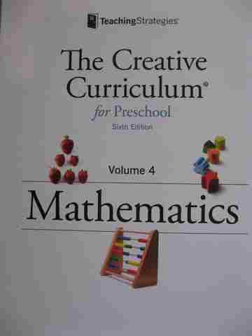 (image for) Creative Curriculum for Preschool 6th Edition Volume 4 Mathematics (P)