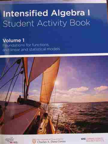 Intensified Algebra 1 Student Activity Book Volume 1 (P) by Diane Briars (image for) Intensified Algebra 1 Student Activity Book Volume 1 (P) by Diane Briars