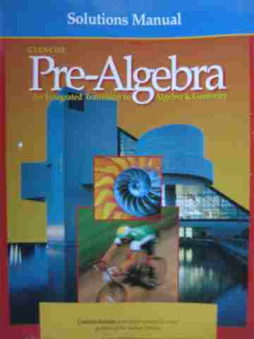 (image for) Pre-Algebra Solutions Manual (P)